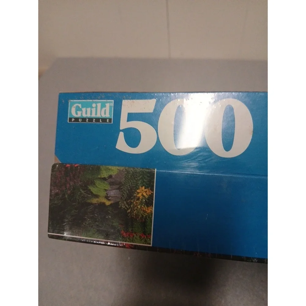 2pcs LOT! Vintage Guild & MB 500  & 500 Piece Jigsaw Puzzle BRAND NEW 2 PUZZLES